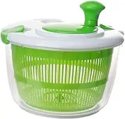 Ciieeo Household Vegetable Dehydrator Manual Salad Dryer for Washing and Drying Fruits Veggies Drain Basket for Quick Salad Preparation Essential Kitchen Tool
