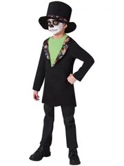 Rubies Day Of The Dead Boys Kids Dress Up Halloween Party Costume