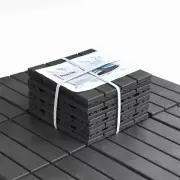 Patio Interlocking Deck Tiles, 12"x12" 36 Square Feet Total Composite Tile