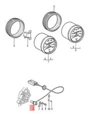 Genuine PORSCHE 911 Porsche Impulse Sender 91160691001