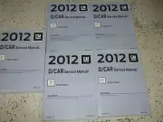 2012 CADILLAC CTS CTS-V Service Shop Workshop Repair Manual Set Factory