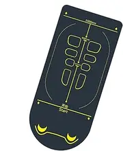 Mat for Exercise Equipment - Ab Roller Wheel Exercise Equipment Mats For Floor - Protective Cushion, Thick Non Slip Sound Insulation Cushion Knee Pad for Abdominal, Pilates, Yoga