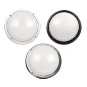 Round Plain LED Polycarbonate Bulkhead 15W 3000K Superlux Lighting - LJL6051