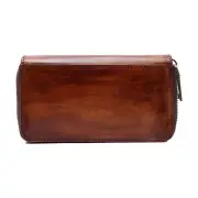 2/4 Slots Watches Zipper Storage Box Genuine Leather Watch Travel Display Case