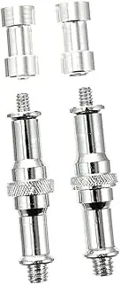 CONGARTENO 2Sets Threaded Screw Nut Adapter to Spigot Screw for Light Stand and Camera Equipment Durable Easy Installation for Photography and Studio Use