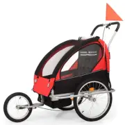 Kids Bike Trailer Child Bicycle Pram Stroller Children Jogger Travel Camp