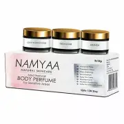 Namyaa Solid Natural Body Perfume For Sensitive Areas 3x15gm