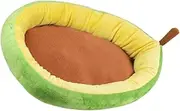 NOLITOY Pet Kennel Dog Cot Pet-beds Adorable Avocado Pet Bed Furry Winter Large Fluffy Cute Dog Bed Dog Bed with Dog Beds Small Cozy Dog Bed Puppy Pets Green Oxford Fabric