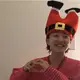 ANNAS 實拍韓國 聖誕老人倒立帽子 聖誕節 裝飾 聖誕老公公腳 聖誕帽子 聖誕交換禮物 聖誕派對 聖誕髮箍 聖誕帽 搞怪