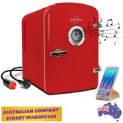 Koolatron 4L Portable Mini Fridge/Cooler with Bluetooth Speaker for Camping, RV