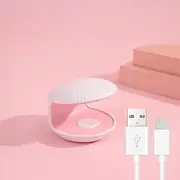 OLIGEI UV Led Nail Lamp for Gel Polish, Mini UV Light for Curing Gel Nails, Portable USB Nail Dryer with 2 Timers Suitable for Travel Manicure Tool DIY Nail Art (White)