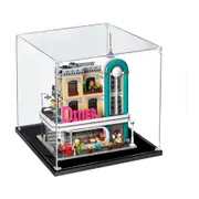 Acrylic Display Case for LEGO 10260 CREATOR Downtown Diner Figure Storage Box Dust Proof Glue Free