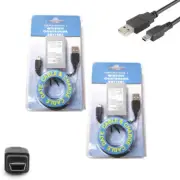 2X Replacement Battery + Cable For sony PS3 Controller Dual Shock 3 For Sixaxis