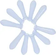 iplusmile 10pcs Graduated Droppers Tips with Silicone Caps for Accurate Liquid Transfer Pipette Tips with Strong Sealing Performance for Lab Use and Precise Measurements