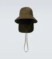 [Loro Piana] Loro Piana Wool-blend technical bucket hat XL green