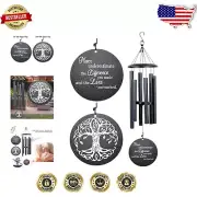 Personalized Tree of Life Wind Chime - Elegant Retirement Gift for Garden