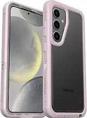 [Otterbox] Samsung Galaxy S24 (Only) - Defender Series XT Clear Case - Mountain Frost (Clear/Pink) - Screenless - Rugged - Lanyard Attachment - Non-Retail Packaging