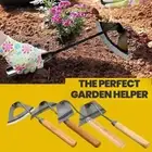 Hollow Hoe Rake Gardening Farm Tool For Weeding Weed Vegetables Removal G5E3