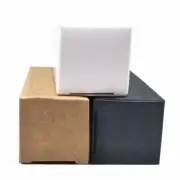 3 Colors Kraft Paper Box Foldable Essential Oil Cosmetics Lipstick Cream Pouches