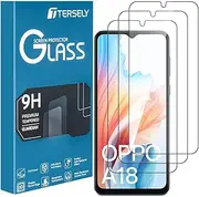 [3-Pack] T Tersely Tempered Glass Screen Protector for OPPO A18 4G, Case Friendly, Ultra-Clear, Shatterproof, Anti-Scratch Film for Enhanced Protection