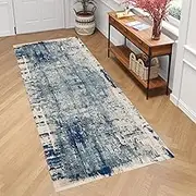 Runner Rug for Hallway Hall Stairs Corner 1m 1.5m 2m 2.5m 300cm 3.5m 4m 4.5m 5m 6m Long Modern Abstract Rug Runner with Non Slip Backing Washable Floor Mat Carpet Runner(2ft×8.2ft/60×250cm)
