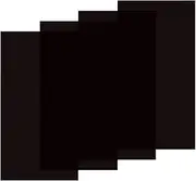 4 Pcs LED Light Dimming Stickers (8x4 Inch), Self-Adhesive Light Blocking Filters for Electronics, Alarm Clocks, Monitors & More