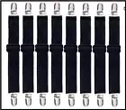 8 Pack Bed Sheet Straps Adjustable Fitted Sheet Straps Clips Heavy Duty Bed Shee