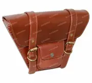 Pocket Side Panel Bag For Royal Enfield Interceptor Continental GT Brown Leather