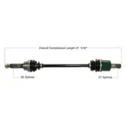 Tytaneum Standard Complete Axle #813-0153 Polaris RZR S 800/RZR 4 800