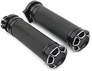 LESANGBAIHUODIAN 22MM Motorcycle Handlebar Grips 7/8'' Handle Bar Hand Grip Aluminum Fit for Harley Street 750 500 XG500 XG750 2015-2020 (Color : Type C)