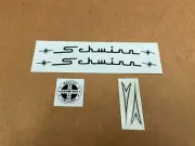 Schwinn Stingray Bicycle Black Decal 3 Piece Frame Set Fair Lady &&&