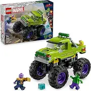 LEGO® Super Heroes Marvel The Hulk Truck vs. Thanos 76312 Super Hero Building Toy for Kids, Avengers Vehicle and Minifigures, Big-Wheel Off-Roader for Mega Fun, Toy for Boys and Girls Aged 7 and up