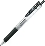 Zebra 1 X Sarasa Push Clip Gel Ink Pen - 0.5 mm - Black