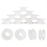 Beading Essential， White Plastic Spool for Organizing Threads and Wire Weaving