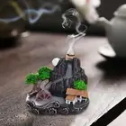 Landscape Waterfall Incense Holder Mountain Backflow Incense Burner Decorative