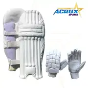 Cricket Batting Pads Clean Skin + CG-301 Cricket Batting Gloves + AU Stock