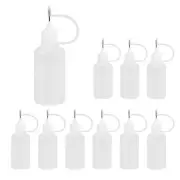 10Pcs 30Ml Plastic Squeezable Tip Applicator Bottle Refillable Dropper4683
