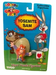YOSEMITE SAM ACTION FIGURE TYCO LOONEY TUNES HEART THROBS