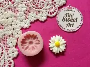 Daisy flower Silicone Push Mold Food Safe Cake Decoration Candy Cupcake (FDA)