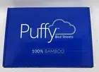 New Signature Bamboo Bed sheets by Puffy Full New In Box Gray Quality 300 Thread