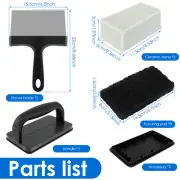 15Pcs Griddle Cleaning Kit Efficient Cleaning Kit Detachable with Handle DrFwY