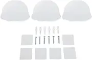 Wall Speaker Floating Shelves Acrylic Display Stand - Minimalist Modern Home Decor for Baby Camera Alarm Clock (Clear)
