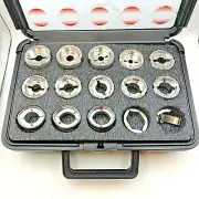 New BURNDY Upper and Lower Crimping Die Set 6 AWG to 750 kcmil Copper UDIEKITCU