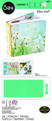 Sizzix Scoreboards XL Die Album Mini by Eileen Hull