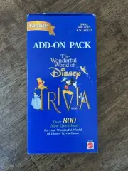 The Wonderful World of Disney Trivia Add-On Pack Family 800 Questions