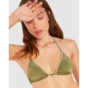 Banana Moon Nazca Bosco Halter Padded Triangle Bikini Top