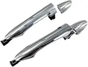 Chrome Front Door Or Rear Door Outer Handle for Kia Picanto 2011-2016(Rear 1 Pair)
