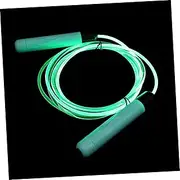 Gogogmee 1Pc LED Glowing Jump Rope Adjustable Skipping Rope for Fitness Practical Exercise Tool with Unique Light Up Feature for Home Workouts and Travel