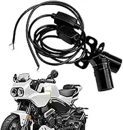 Motorcycle LED Light Kit | Motorbike LED Projection Lamps | Unique Welcome Lamp with High Definition Glass Lens, Underbody Waterproof Lights for Various Models