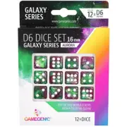 Gamegenic Galaxy Series - Mars - D6 Dice Set 16 mm (12 pcs)